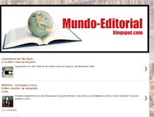 Tablet Screenshot of mundo-editorial.blogspot.com