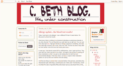 Desktop Screenshot of cbethblog.blogspot.com
