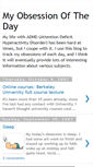 Mobile Screenshot of myobsessionoftheday.blogspot.com