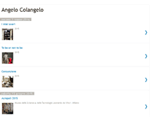 Tablet Screenshot of angelocolangelo.blogspot.com