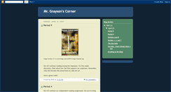 Desktop Screenshot of mrgrayson.blogspot.com