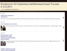 Tablet Screenshot of opetuksenkehittamisseminaari.blogspot.com