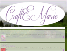 Tablet Screenshot of craftemarie.blogspot.com