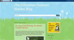 Desktop Screenshot of columbusfarmersmarkets.blogspot.com