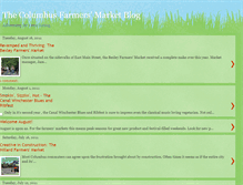 Tablet Screenshot of columbusfarmersmarkets.blogspot.com