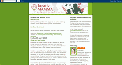 Desktop Screenshot of kreativmamma.blogspot.com