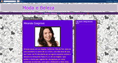 Desktop Screenshot of modaebelezalol.blogspot.com