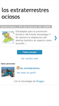 Mobile Screenshot of losextraterrestresociosos.blogspot.com