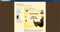 Desktop Screenshot of bradyseals.blogspot.com