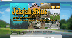 Desktop Screenshot of jelajahsitus.blogspot.com