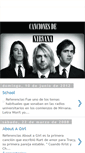 Mobile Screenshot of cancionesdekurtcobain.blogspot.com