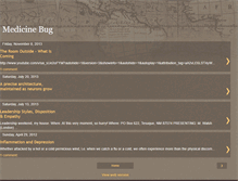 Tablet Screenshot of medicinebug.blogspot.com
