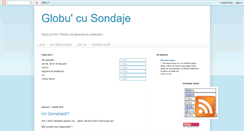 Desktop Screenshot of globu-cu-sondaje.blogspot.com