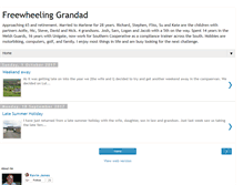 Tablet Screenshot of freewheelinggrandad.blogspot.com