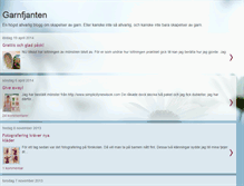 Tablet Screenshot of garnfjanten.blogspot.com