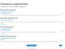 Tablet Screenshot of prajatantrasupplementary.blogspot.com