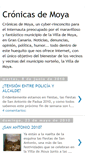 Mobile Screenshot of cronicademoya.blogspot.com