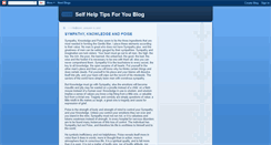 Desktop Screenshot of best-self-help-blog.blogspot.com