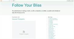 Desktop Screenshot of holleranfollowyourbliss.blogspot.com