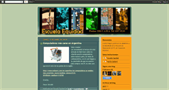 Desktop Screenshot of escuelaequidad.blogspot.com