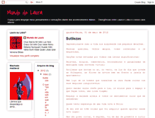 Tablet Screenshot of meumundodelaura.blogspot.com