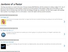 Tablet Screenshot of jawboneofapastor.blogspot.com
