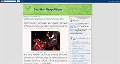 Desktop Screenshot of dansmonmangedisque.blogspot.com