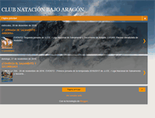 Tablet Screenshot of natacionbajoaragon.blogspot.com