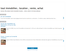 Tablet Screenshot of acropole-immobilier.blogspot.com