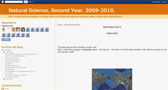 Desktop Screenshot of naturalsciencesecondyear.blogspot.com