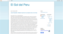 Desktop Screenshot of elsoldelperu.blogspot.com