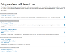 Tablet Screenshot of beinganadvancedinternetuser.blogspot.com