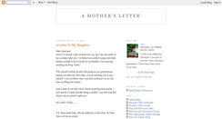 Desktop Screenshot of amothersletter.blogspot.com