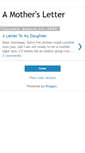 Mobile Screenshot of amothersletter.blogspot.com