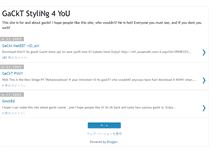 Tablet Screenshot of gacktstyling4you.blogspot.com