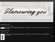 Tablet Screenshot of glamouring-you.blogspot.com