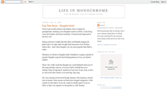Desktop Screenshot of mymonochromiclife.blogspot.com