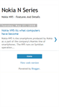 Mobile Screenshot of nokia-n-series-features.blogspot.com