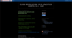 Desktop Screenshot of ejidorevolucion1910bcs.blogspot.com