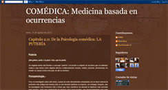 Desktop Screenshot of comedica.blogspot.com