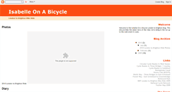 Desktop Screenshot of isabelleonabicycle.blogspot.com