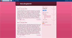 Desktop Screenshot of alicia-english101.blogspot.com