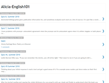 Tablet Screenshot of alicia-english101.blogspot.com