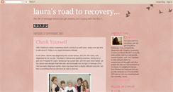 Desktop Screenshot of laurasroadtorecovery.blogspot.com