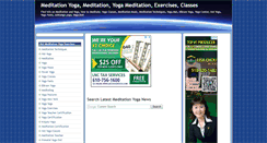 Desktop Screenshot of meditation-yoga.blogspot.com