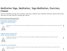 Tablet Screenshot of meditation-yoga.blogspot.com