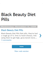 Mobile Screenshot of blackbeautydietpills.blogspot.com