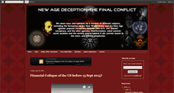 Desktop Screenshot of newagedeception.blogspot.com
