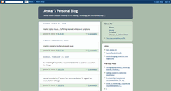 Desktop Screenshot of anwarhaneef.blogspot.com
