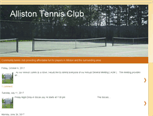 Tablet Screenshot of allistontennisclub.blogspot.com